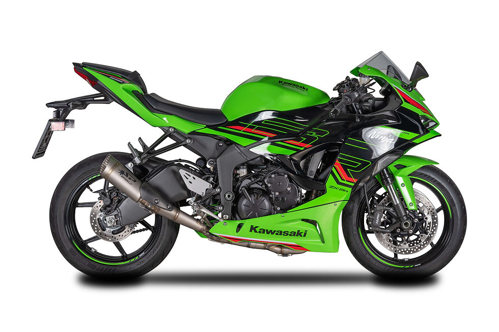 Miniaturbild: Spark Exhaust Komplettanlage Titanium Kawasaki ZX-6R/RR/636 (09-24) GKA8833T