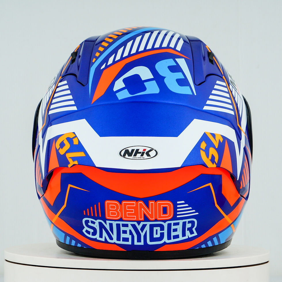 Thumbnail: NHK GP-R Tech Race Helmet Bo Bendsneyder Replica 2023