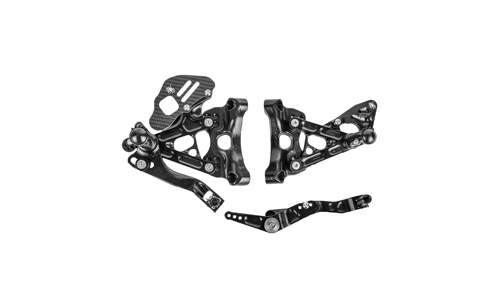 Footrest system from Spider Racing BMW S 1000 RR K67 (19-21)