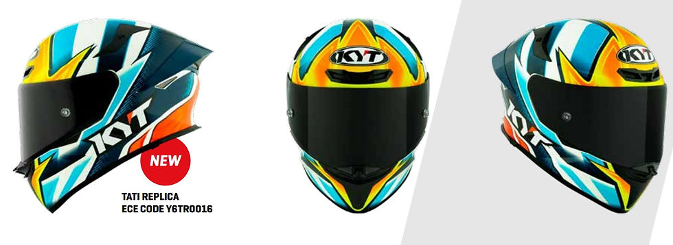 Thumbnail: KYT TT-Revo Helmet Leandro 'Tati' Mercado Replica Y6TR0016