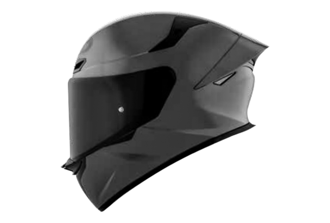 KYT TT-Revo Helm anthrazit grau glanz Y6TR00W1
