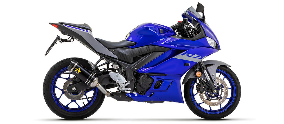 Miniatura: Arrow Slip-On Thunder Aluminio Oscuro Yamaha YZF-R3 (21-24) 71831AKN