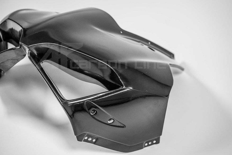 Miniatura: Mascarilla delantera SBK Lavatex AP Carbon Line Ducati Panigale V4/S/R (22-23)