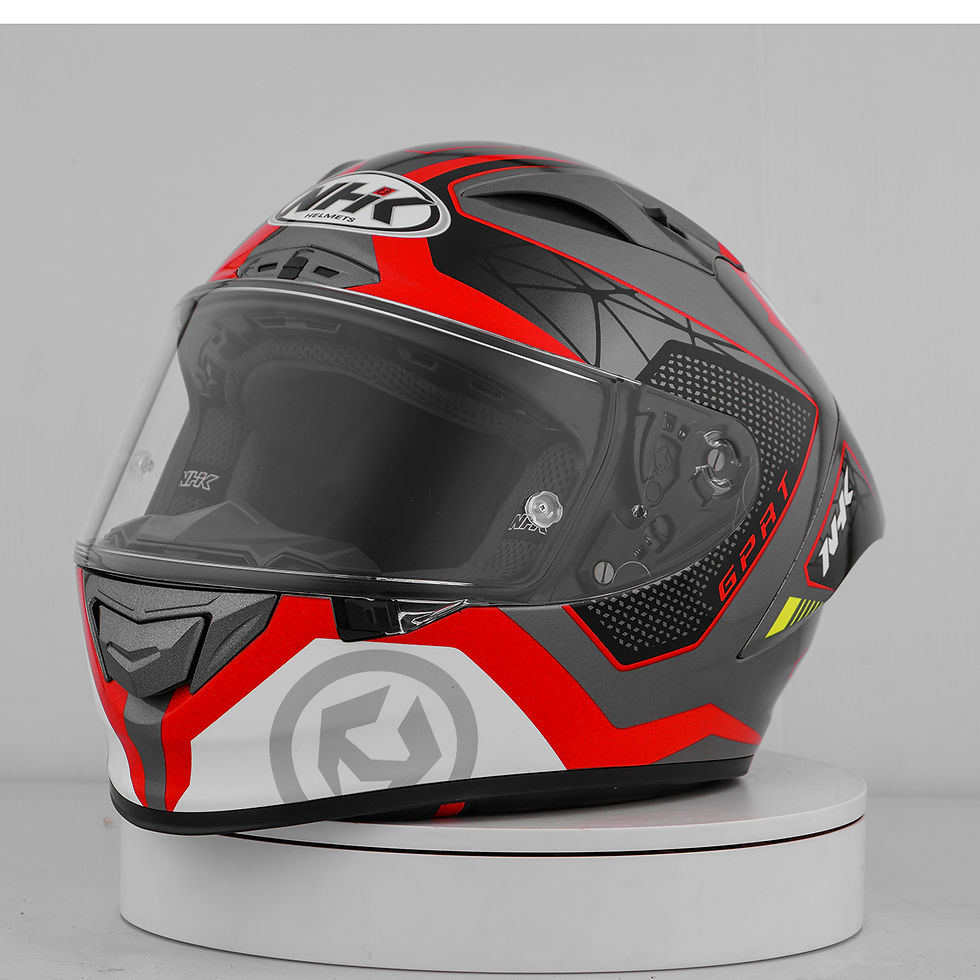 Thumbnail: NHK GP-R Tech Race Helmet Commutrack Grey/Red
