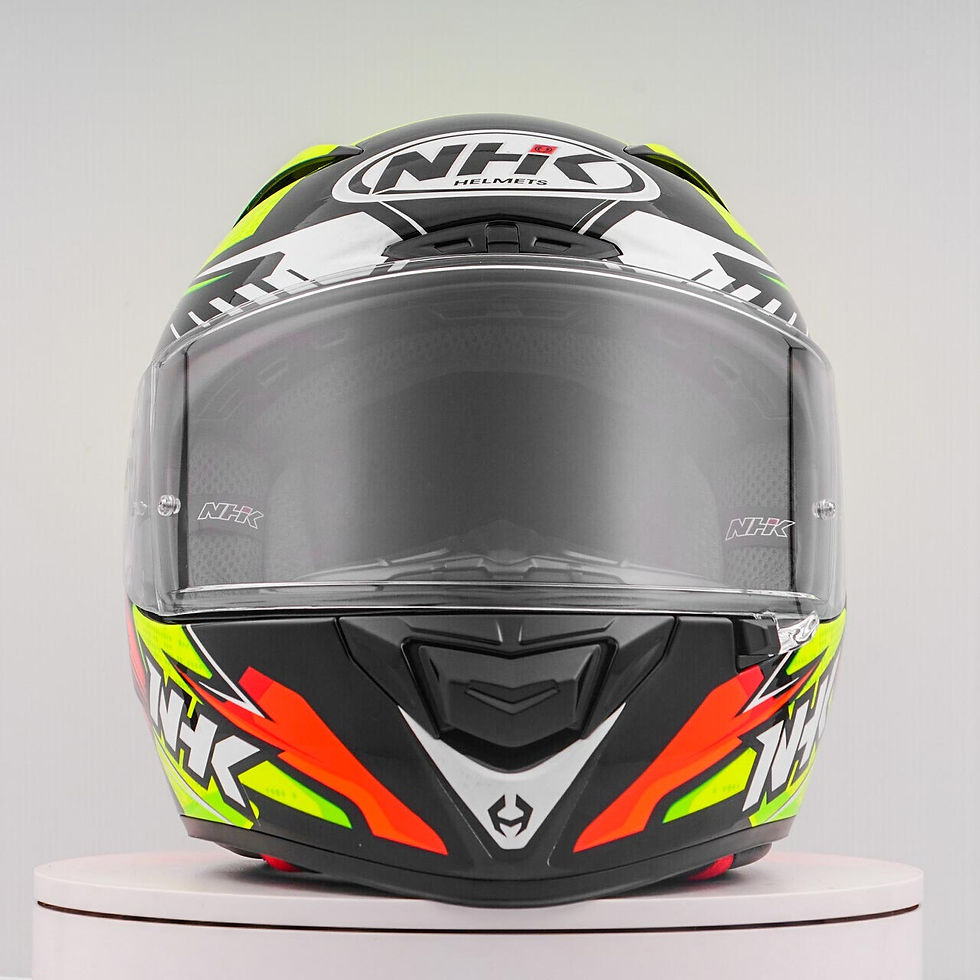 Miniatura: Casco NHK GP-R Tech Race Losa Negro/Amarillo/Verde