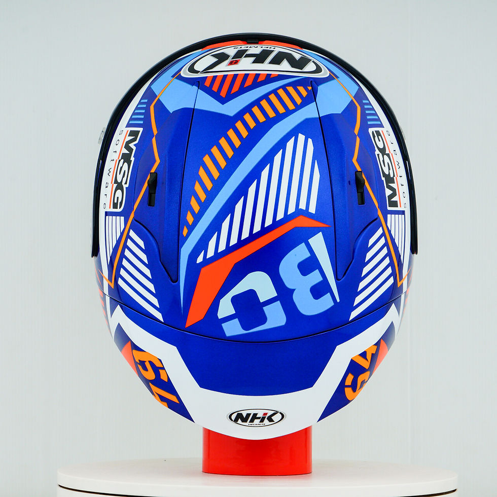 الصورة المصغرة: NHK GP-R Tech Race Helm Bo Bendsneyder Replica 2023