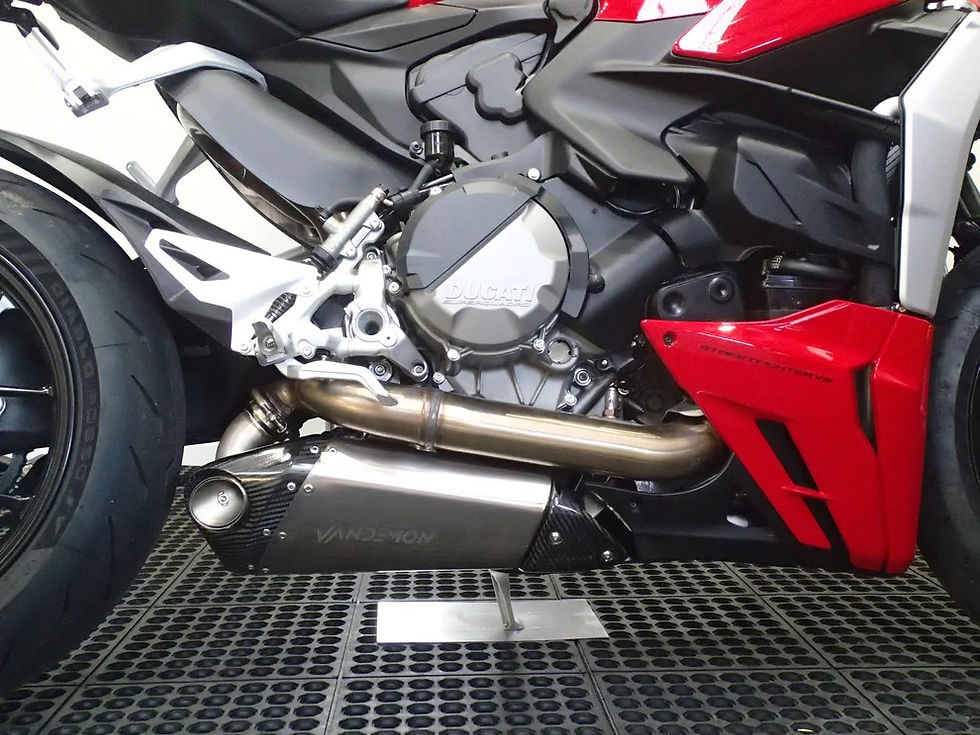 الصورة المصغرة: Vandemon Slip-On Low Titanium Ducati Panigale V2 955 (20-24)