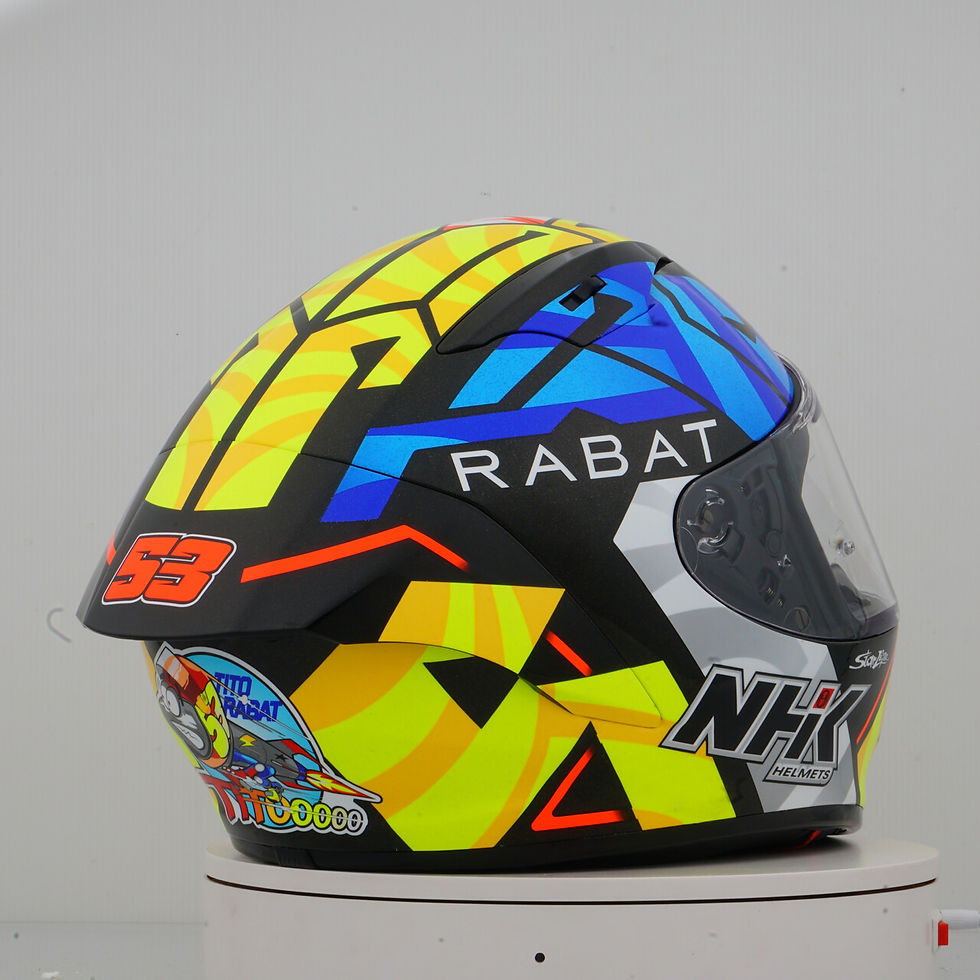 الصورة المصغرة: NHK GP-R Tech Race Helm Esteve Tito Rabat Replica 2020