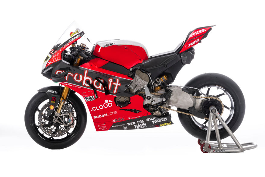 الصورة المصغرة: حامل العجلات الخلفية من الألومنيوم Ducati Panigale V4 / S / R (18-23) Pierobon