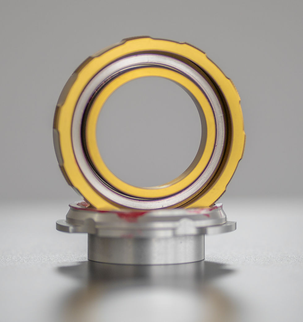 Miniatura: Regulador neumático de precarga Öhlins 45° (para amortiguadores TTX 36)
