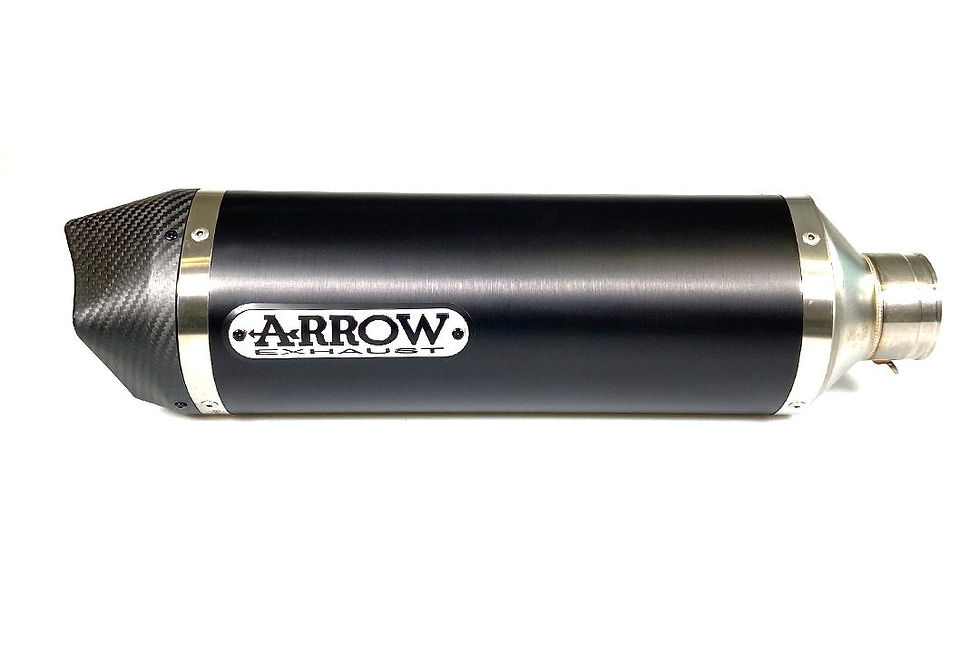 Thumbnail: Arrow Slip-On Race-Tech Aluminum Dark Aprilia RSV4/RR/RF (15-16) 71744AKN