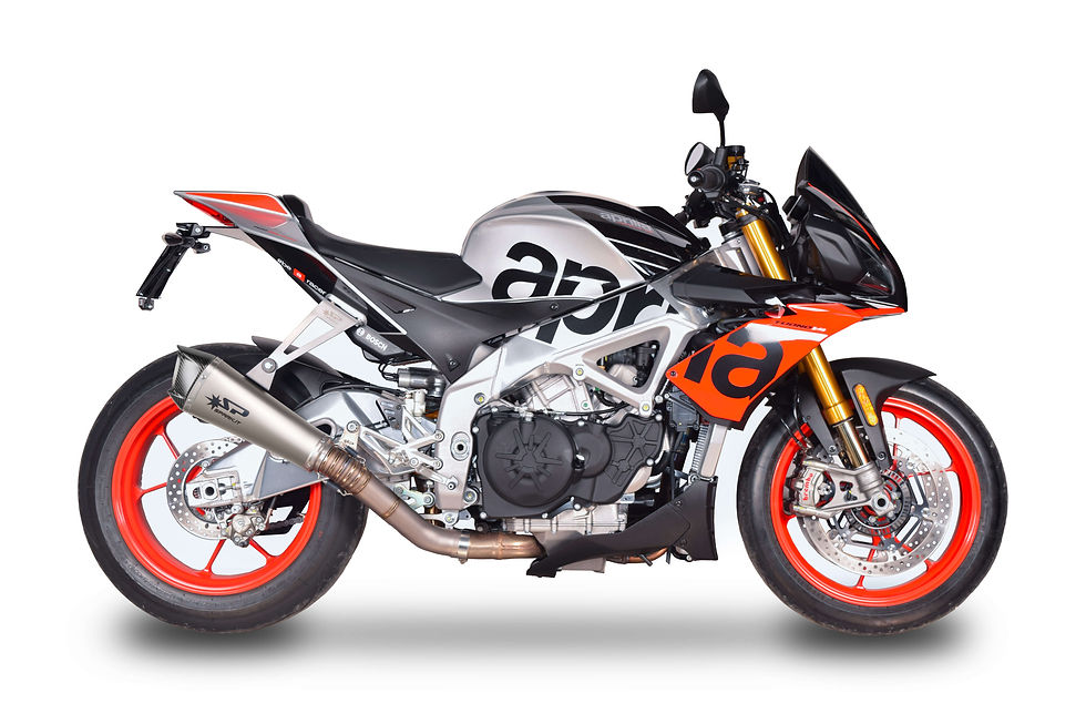 Miniatura: Escape Spark Slip-On Konix Evo Titanio Aprilia RSV4 1100 Fac (21-24) GAP0402