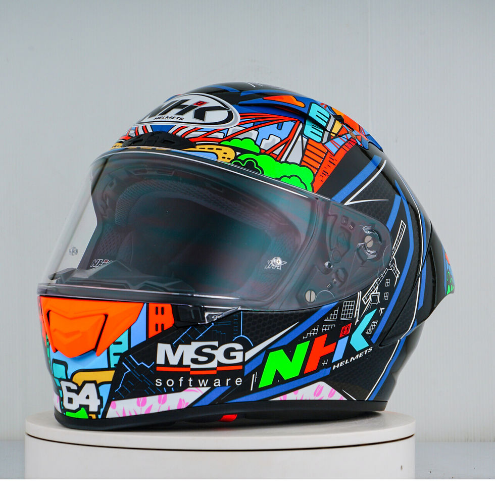 Miniaturbild: NHK GP-R Tech Race Helm Bo Bendsneyder Replica Assen 2023