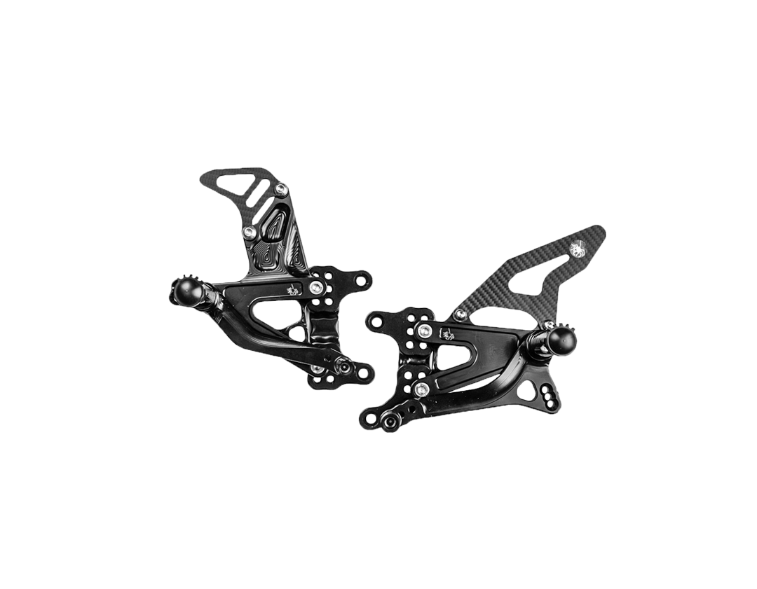 Sistema de estriberas "SSP" Spider Racing para Kawasaki ZX-6R/636/RR (09-21)