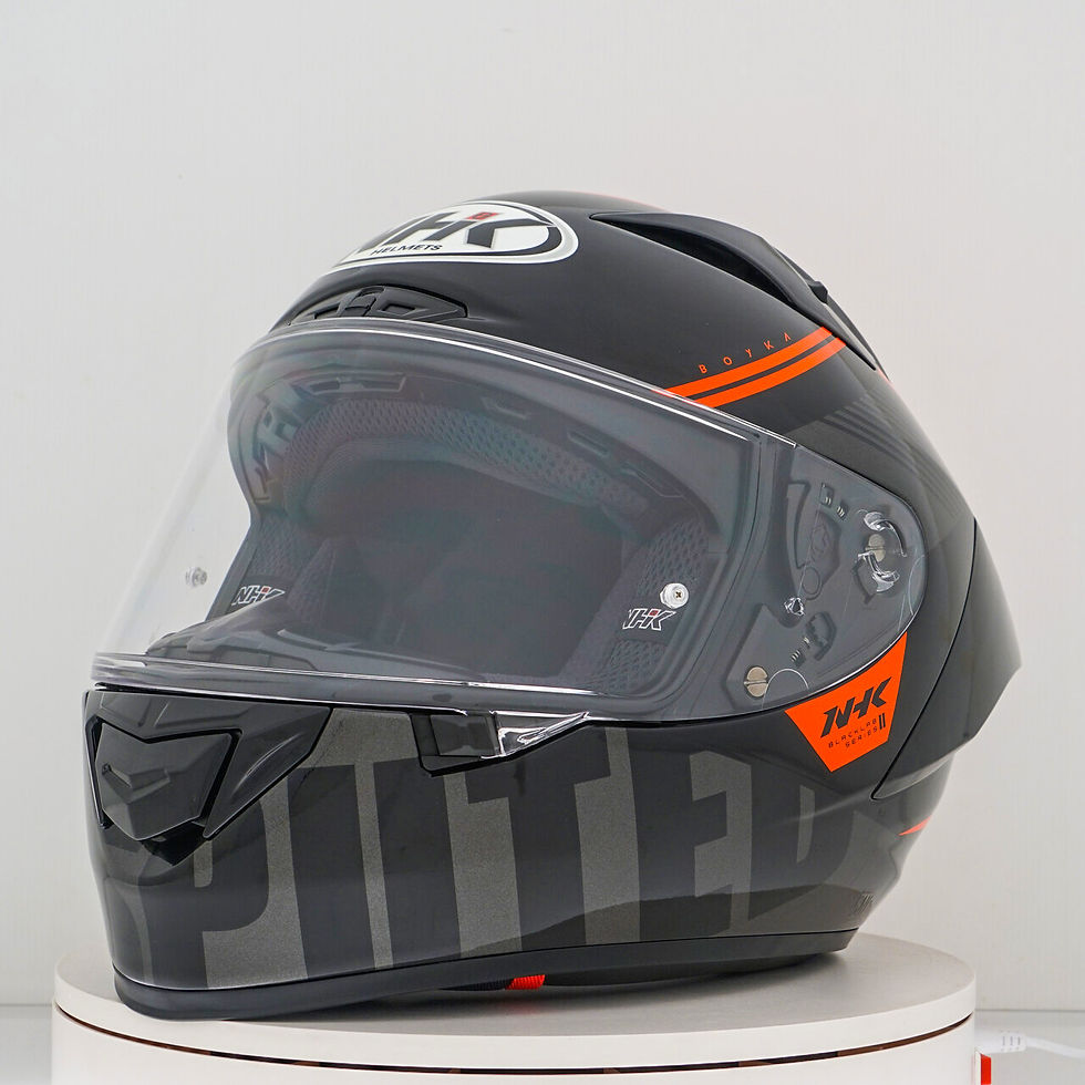 Thumbnail: NHK GP-R Tech Race Helmet Undisputed Black/Orange