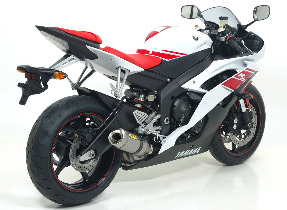 Miniature : Arrow Slip-On Thunder Aluminium Yamaha YZF-R6 Rj15 (08-16) 71699AO