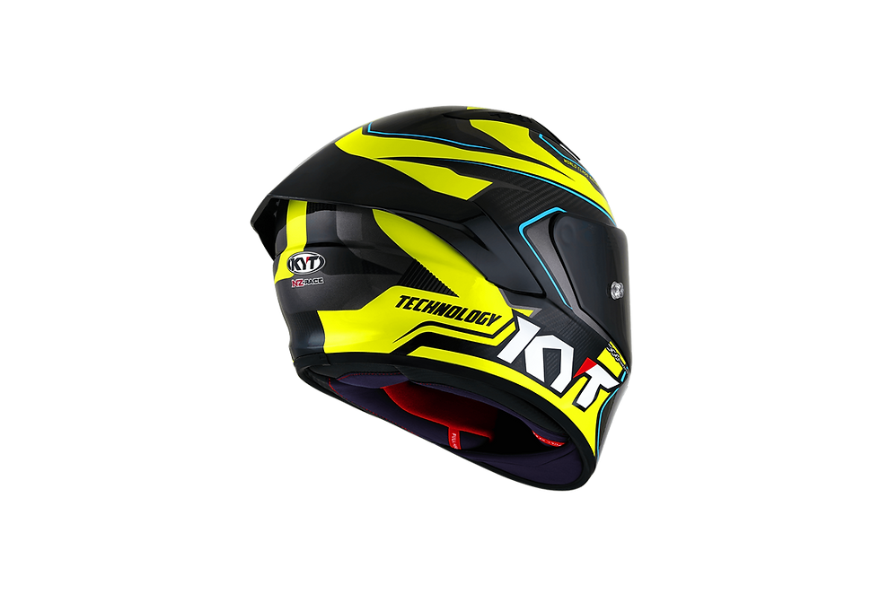 Thumbnail: KYT NZ-Race Helmet Carbon Competition Glossy Yellow Y6NZ0016