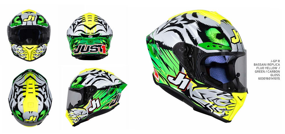 الصورة المصغرة: Just1 J-PGR Helm Axel Bassani Replica 2024 6030160141015
