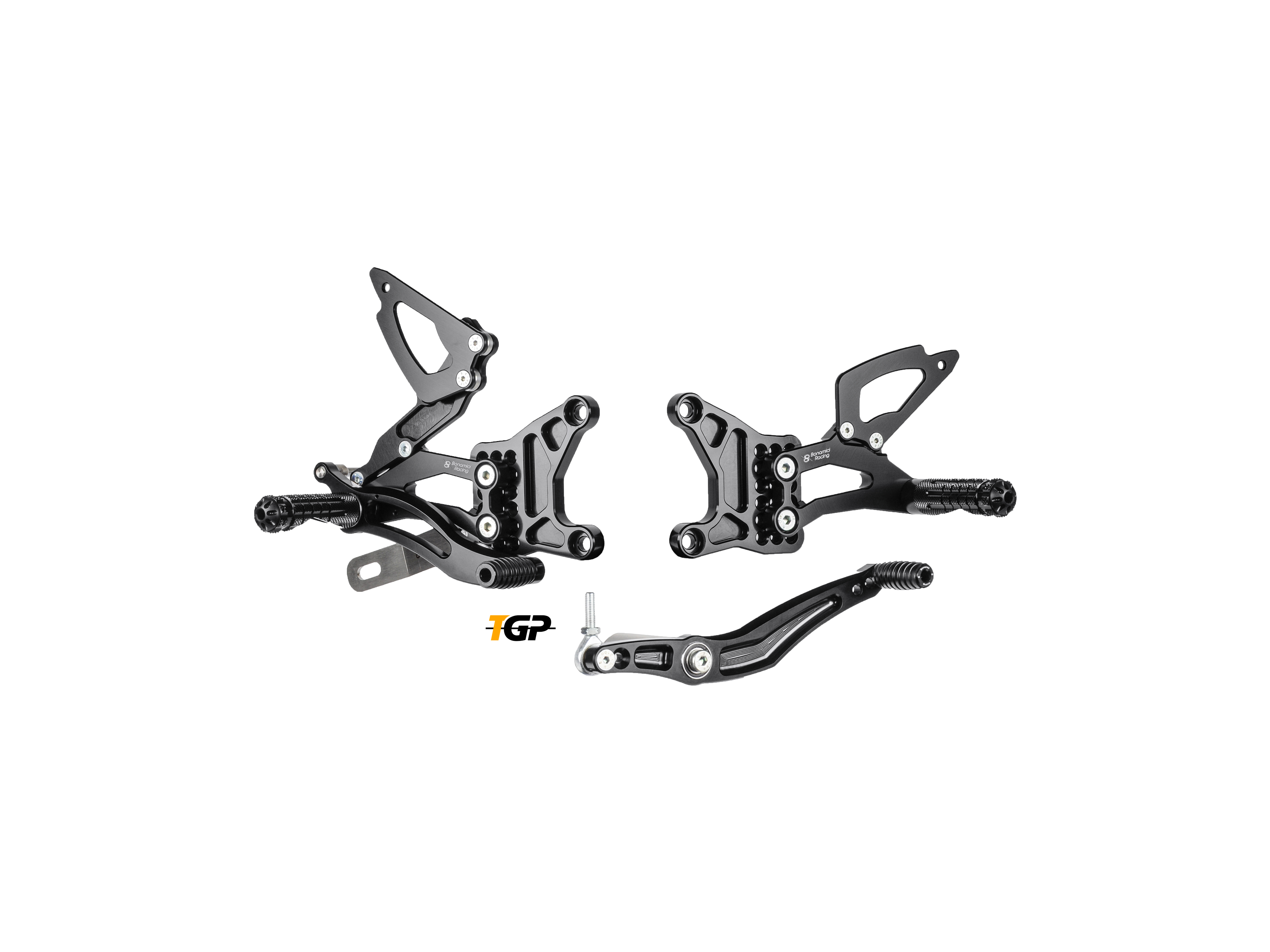 Footrest system from Bonamici for Yamaha YZF-R6 (06-16) | Y005