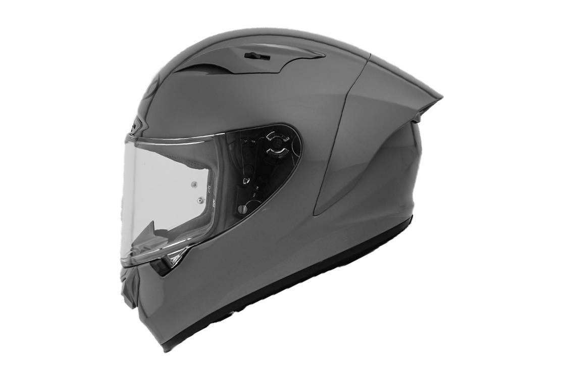 NHK GP-R Tech Race Helmet Solid Dim Grey Glossy