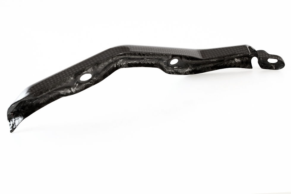 Miniature : Cache Conduite De Frein Arrière Carbone Fullsix Ducati Panigale V2 955 (20-23)