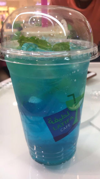Blue Hawaii @ Latifa cafe