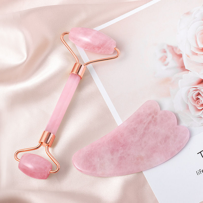 Thumbnail: Gua Sha Face Roller Facial Beauty Roller Skin Care Tools Jade Roller Massager