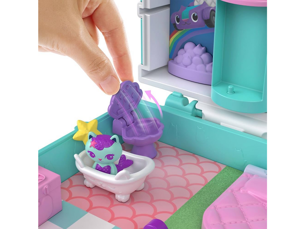 Thumbnail: Rent Polly Pocket Gabby's Dollhouse Compact from Playchest singapore toy rental