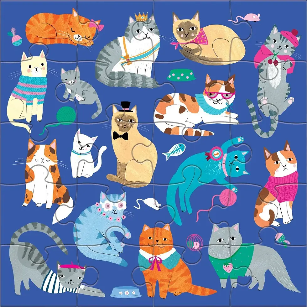 Thumbnail: Rent Mudpuppy Cats & Dogs Magnetic Puzzles from Playchest singapore toy rental