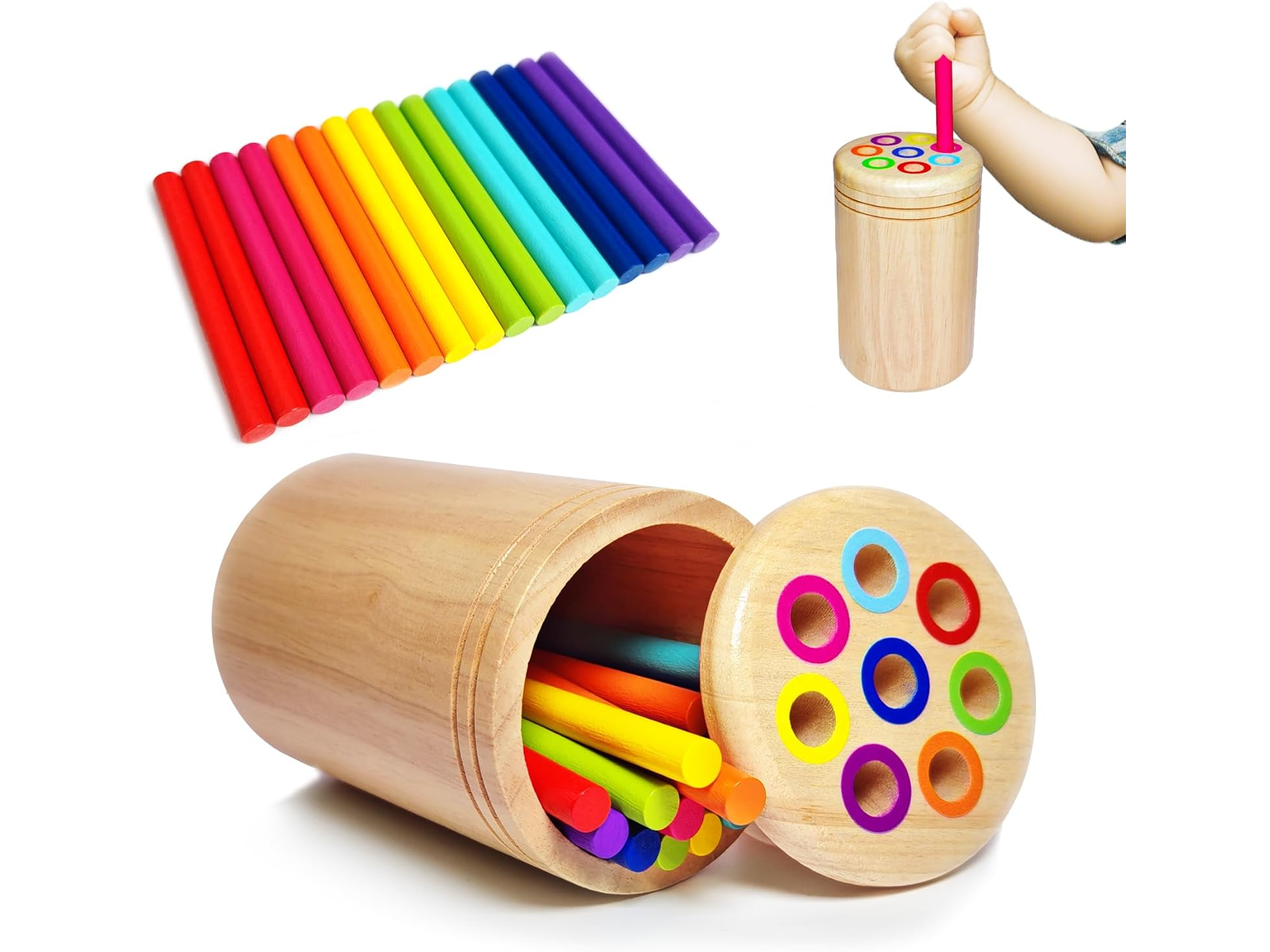 Rent Roiskjanpa Montessori Learning Colour Sorting Toy from Playchest singapore toy rental