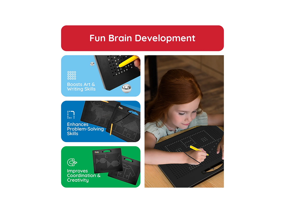 Thumbnail: Rent PicassoTiles Magnetic Drawing Board from Playchest singapore toy rental