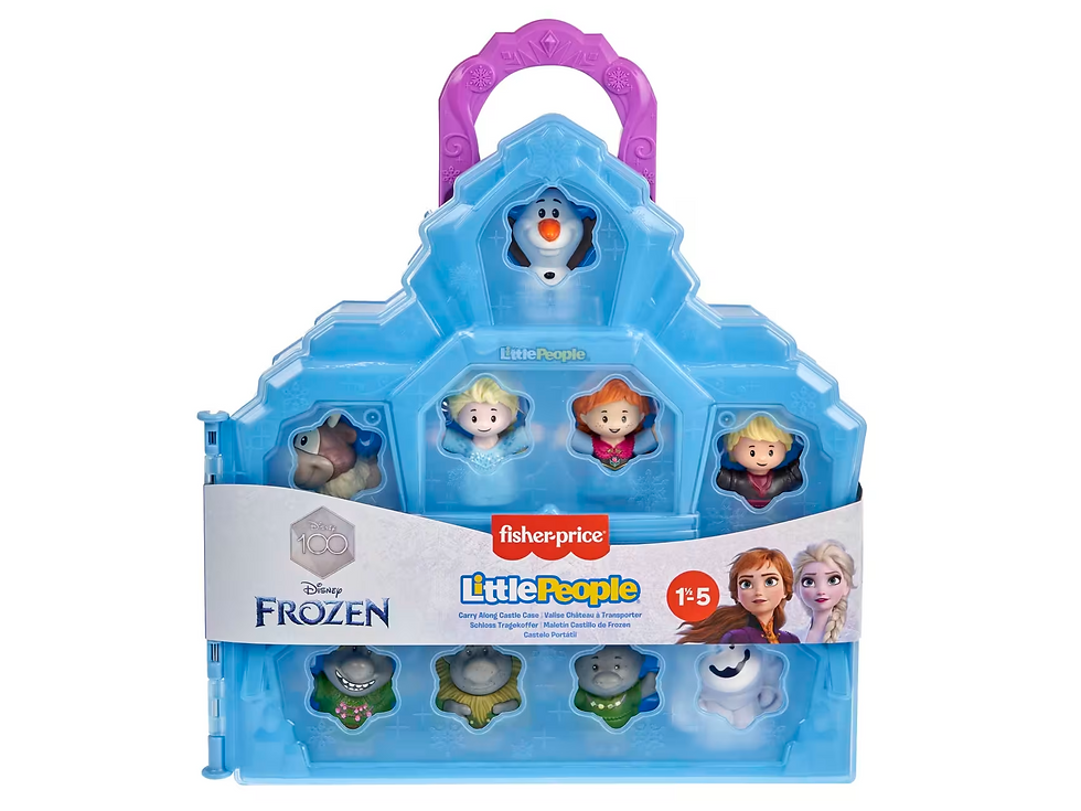 Thumbnail: Rent Fisher Price Disney Frozen Carry-Along Castle Case from Playchest singapore toy rental