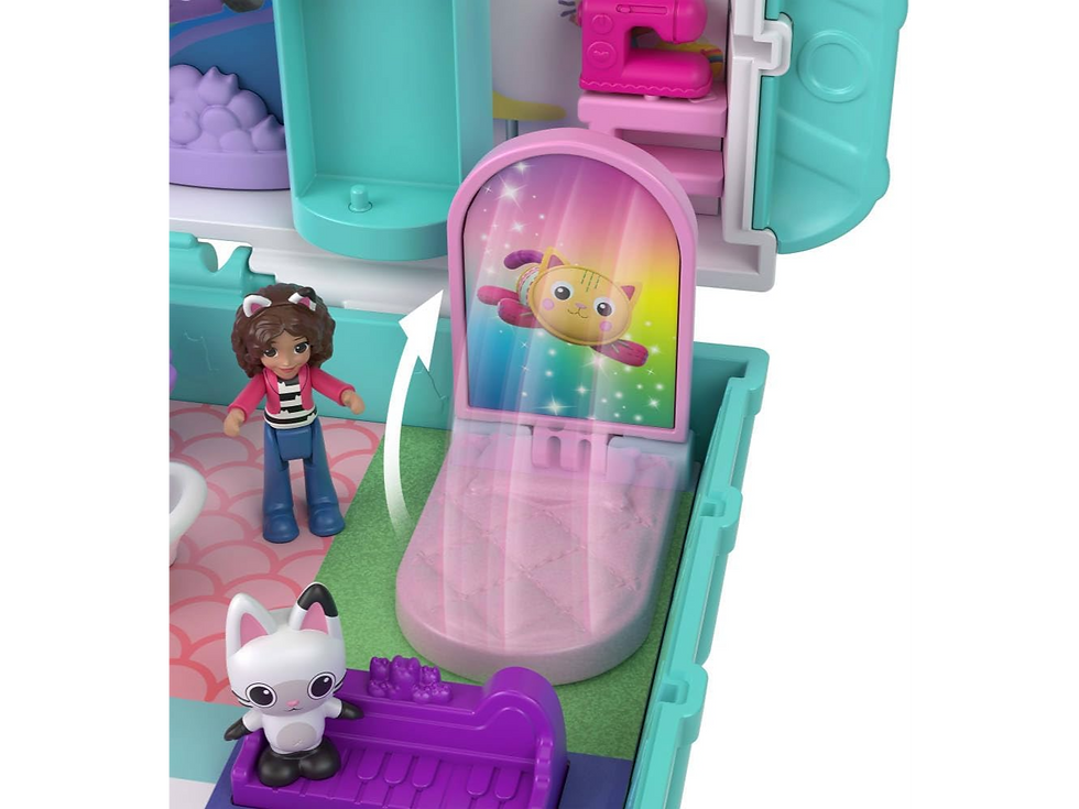 Thumbnail: Rent Polly Pocket Gabby's Dollhouse Compact from Playchest singapore toy rental