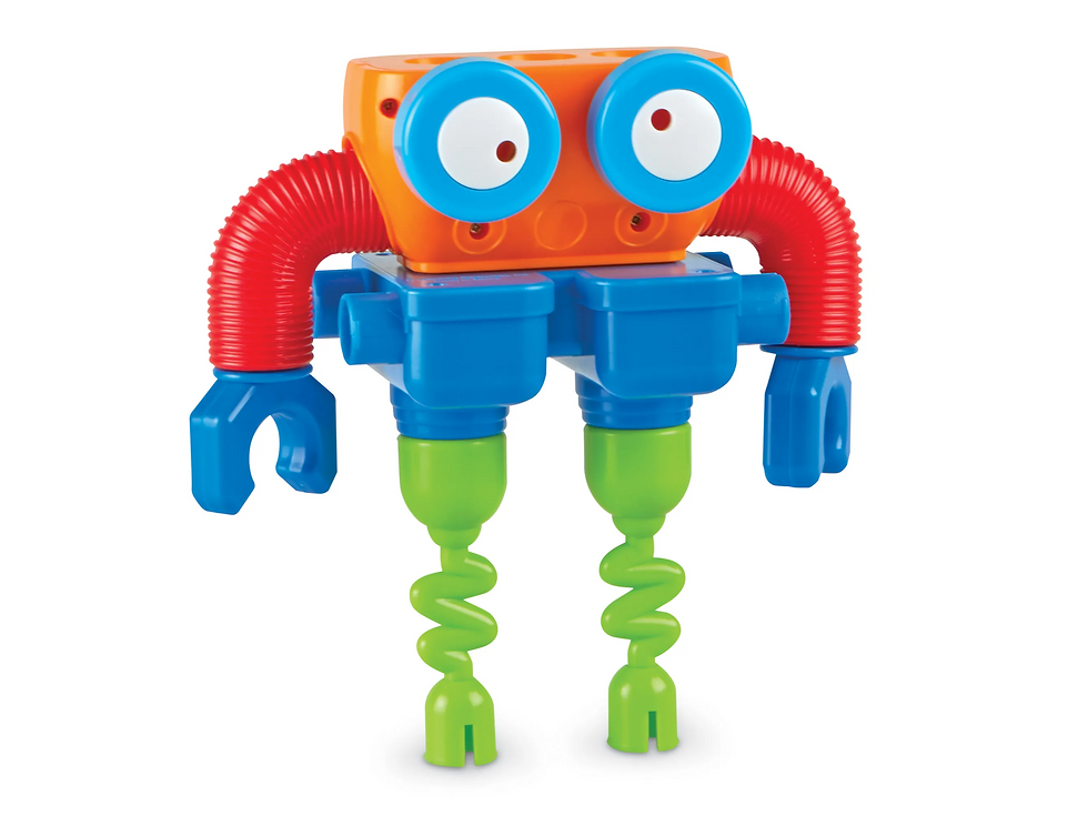 Thumbnail: Rent Learning Resources 1-2-3 Build It Robot Factory from Playchest singapore toy rental singapore