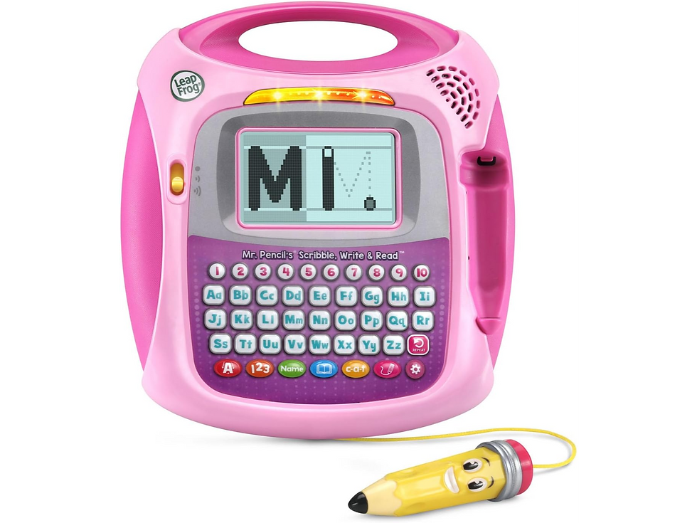 Thumbnail: Rent Leapfrog Mr Pencil's Scribble, Write and Read Pink from Playchest singapore toy rental