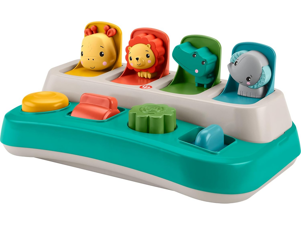 Rent Fisher Price Busy Buddies Pop-up from Playchest singapore toy rental