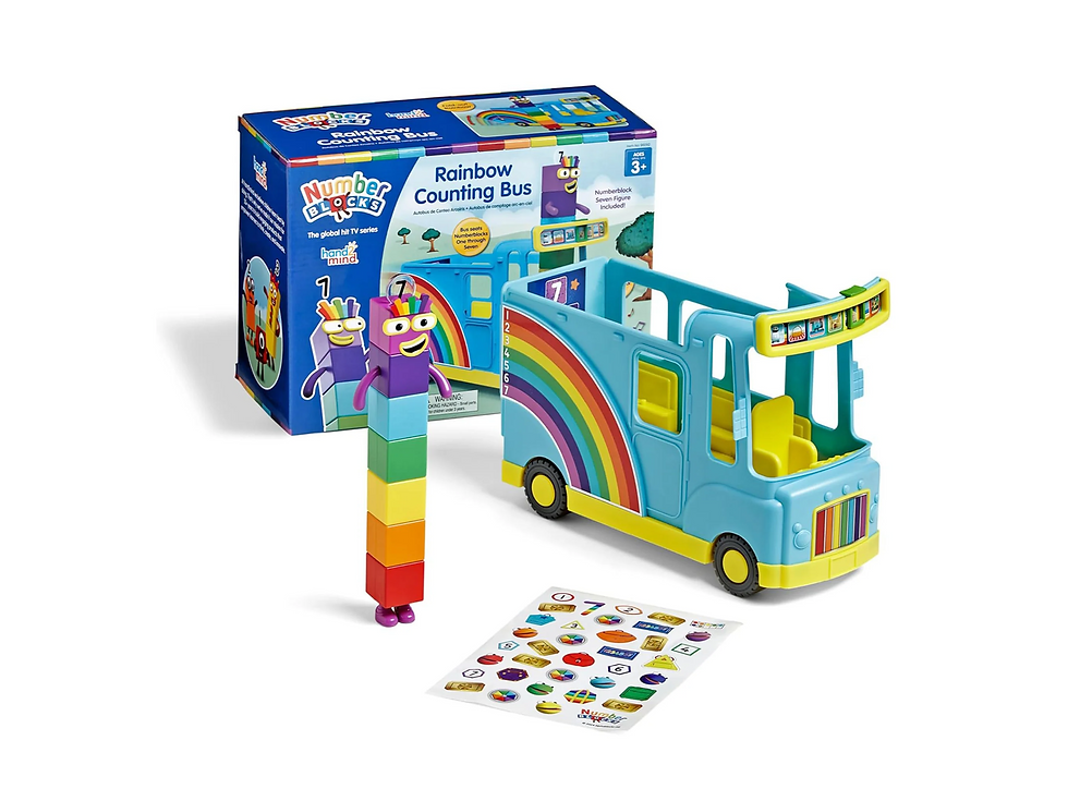 Rent Hand2Mind Numberblocks Rainbow Counting Bus from Playchest singapore toy rental