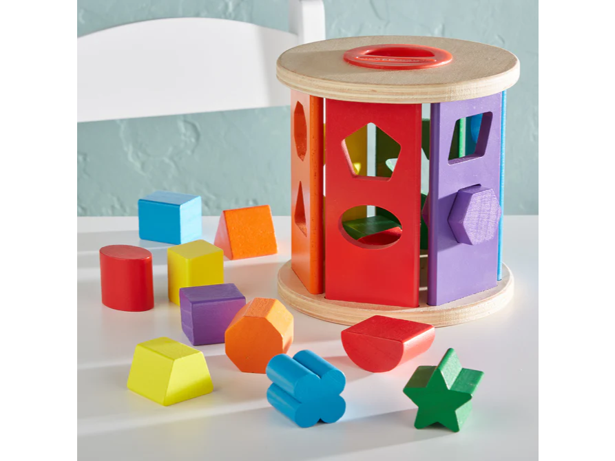 Thumbnail: Rent Melissa & Doug Match & Roll Shape Sorter from Playchest singapore toy rental