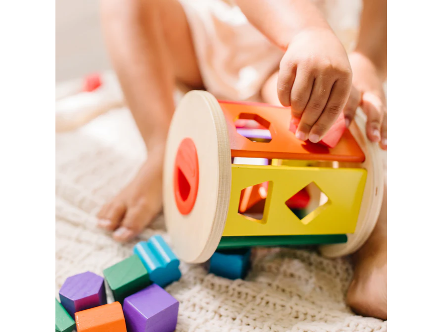 Rent Melissa & Doug Match & Roll Shape Sorter from Playchest singapore toy rental