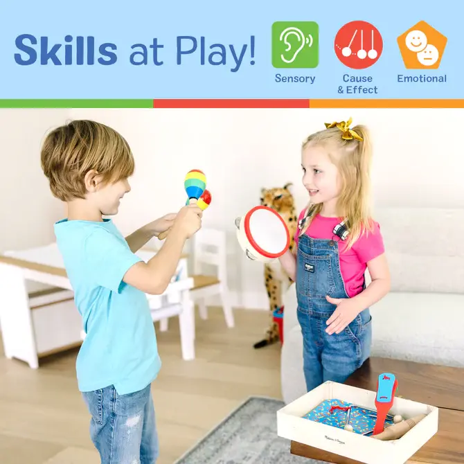 Thumbnail: Rent Melissa & Doug Band-in-a-box Clap Clang Tap from Playchest singapore toy rental