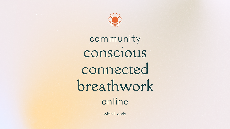 Community Conscious Connected Breathwork — Online Sept