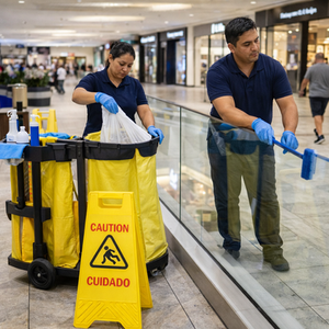 Limpieza en Plazas Comerciales