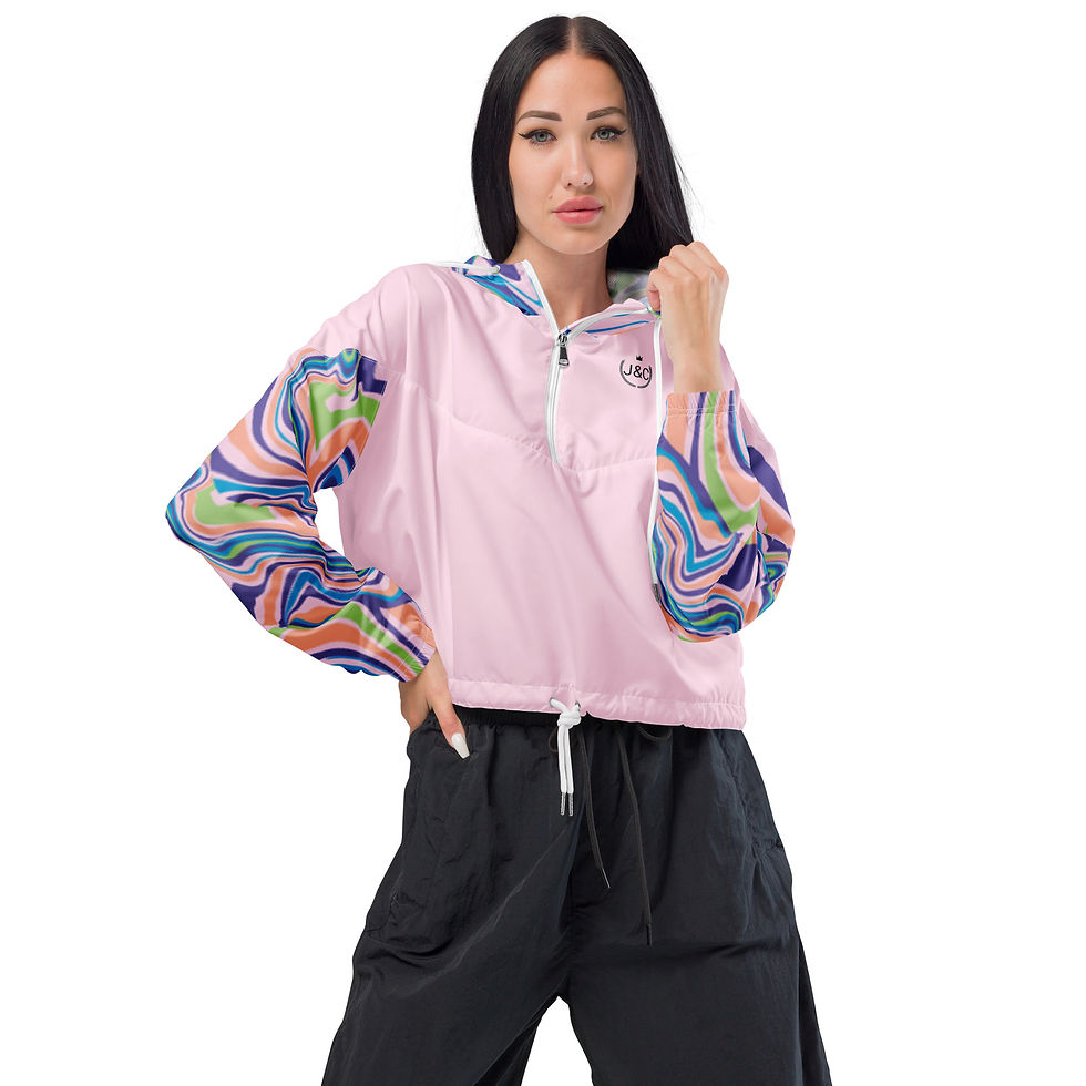 Thumbnail: J&C Women’s cropped windbreaker