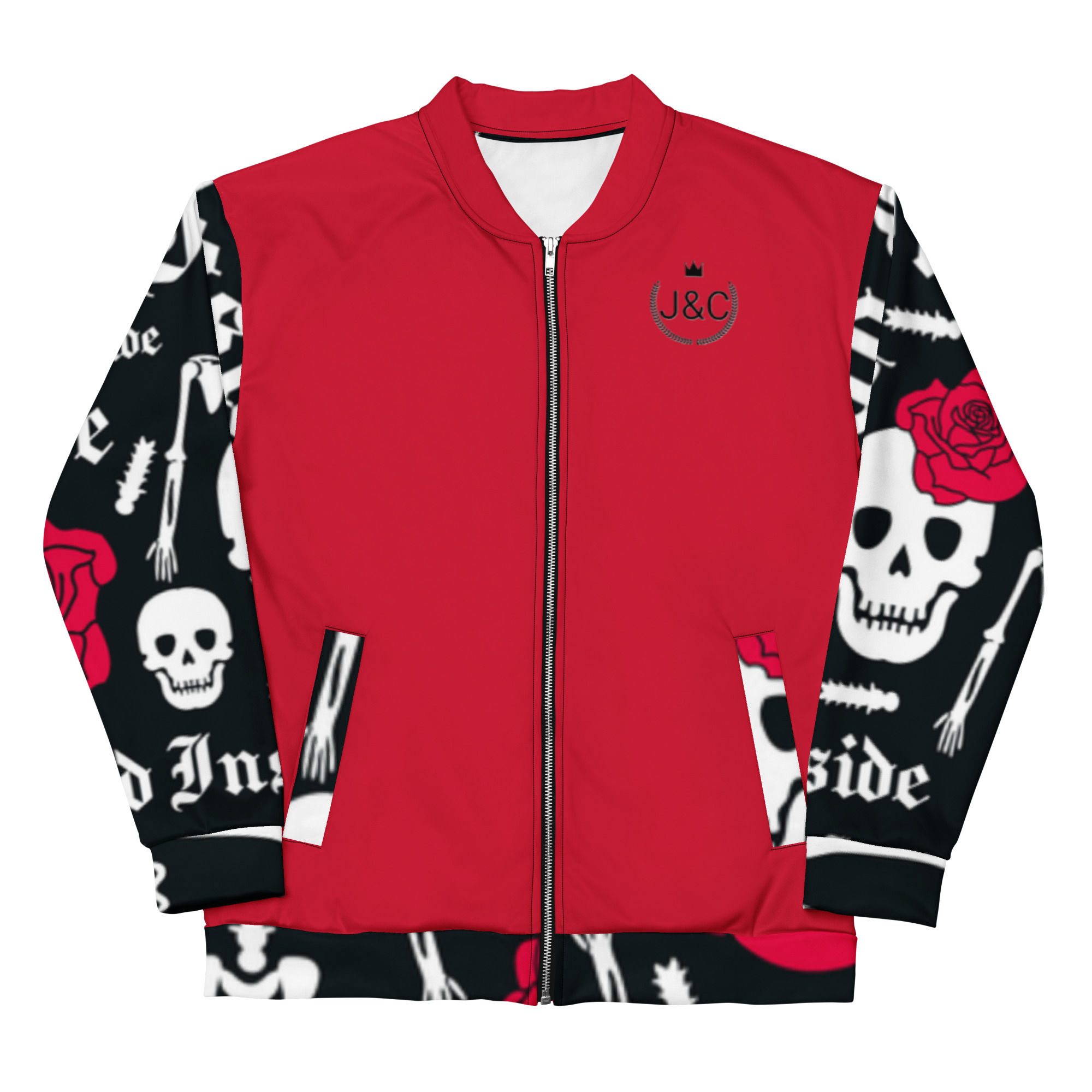 Women's J&C Jacket with print sleeves