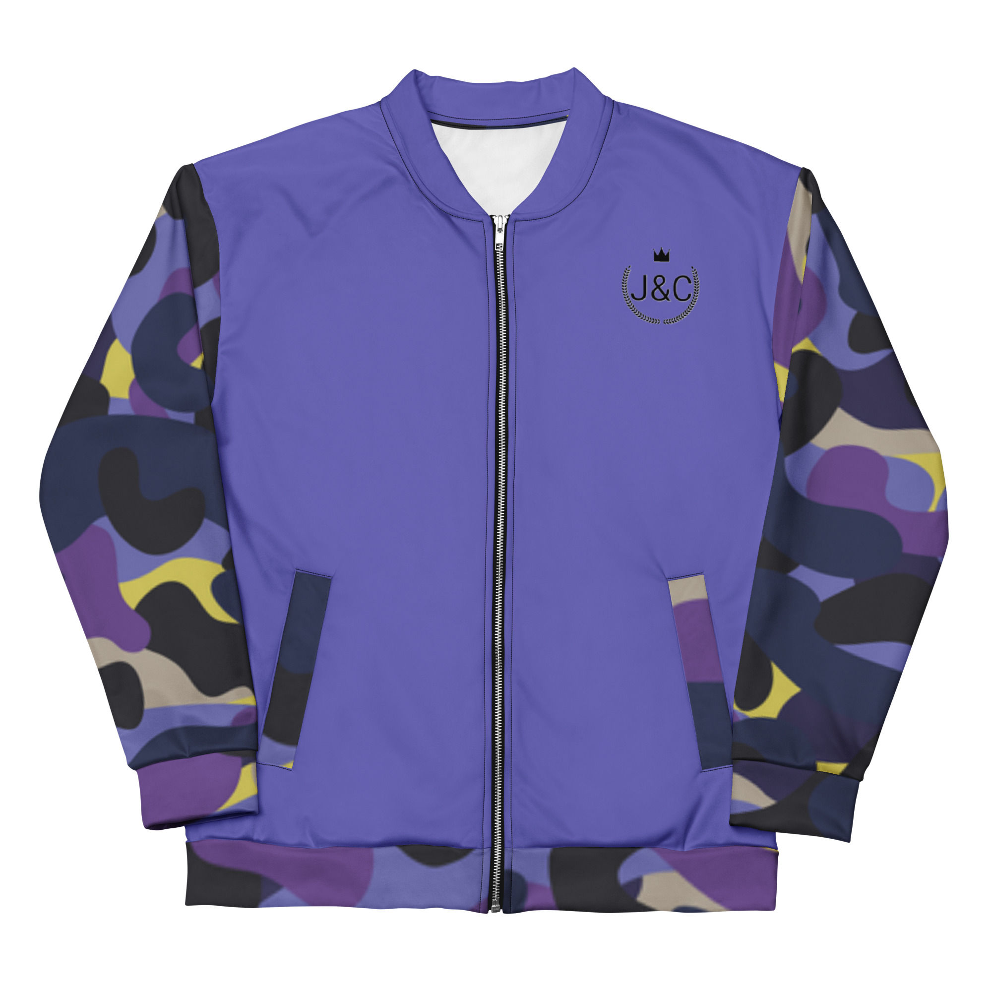 Men's J&C Jacket with print sleeves