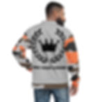Thumbnail: Men's J&C Jacket with print sleeves