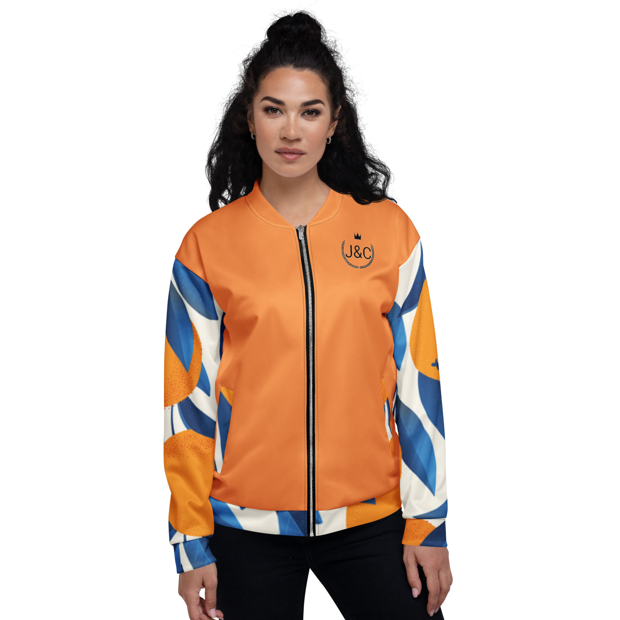 J&C Jacket with Print Sleeves