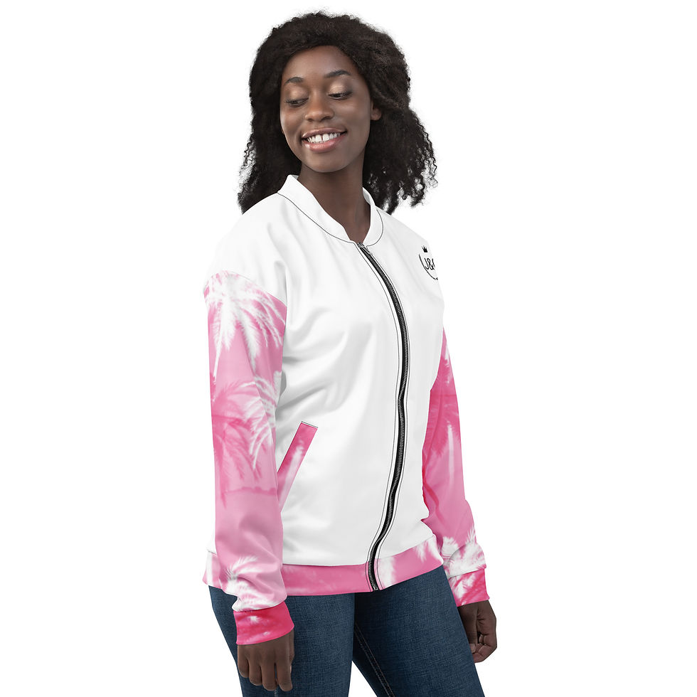 Thumbnail: Women's J&C Jacket with print sleeves