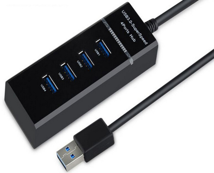 縮圖：USB 1出4 分線器 (USB3.0)