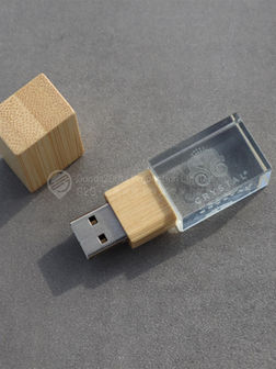 玻璃竹製USB